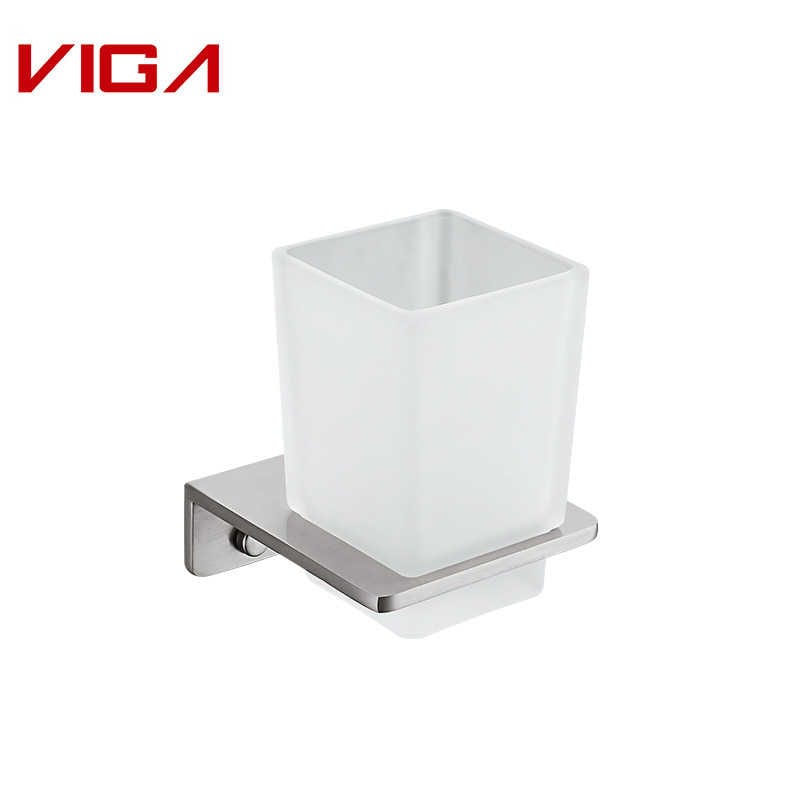 High Quality Stainless Steel 304 Square Single Tumbler Holder