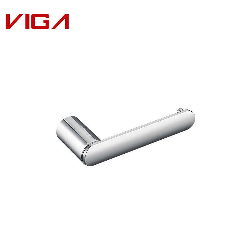 VIGA FAUCET, Toilet Paper Holder, Idẹ, Chrome Plated