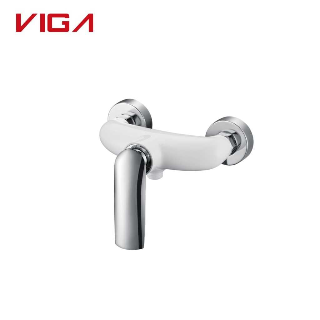 VIGA FAUCET, Brass Concealed Shower Mixer, Wall-mounted Shower Mixer, Single Handle Shower Mixer Tap, Chrome Plated
