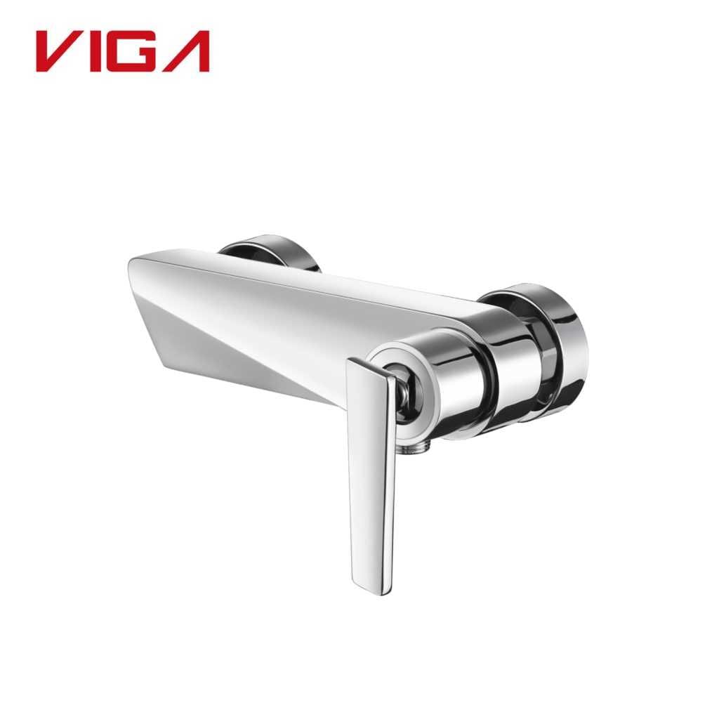 VIGA Faucet, Wall Mounted Shower Mixer, Brass, Chrome Plated