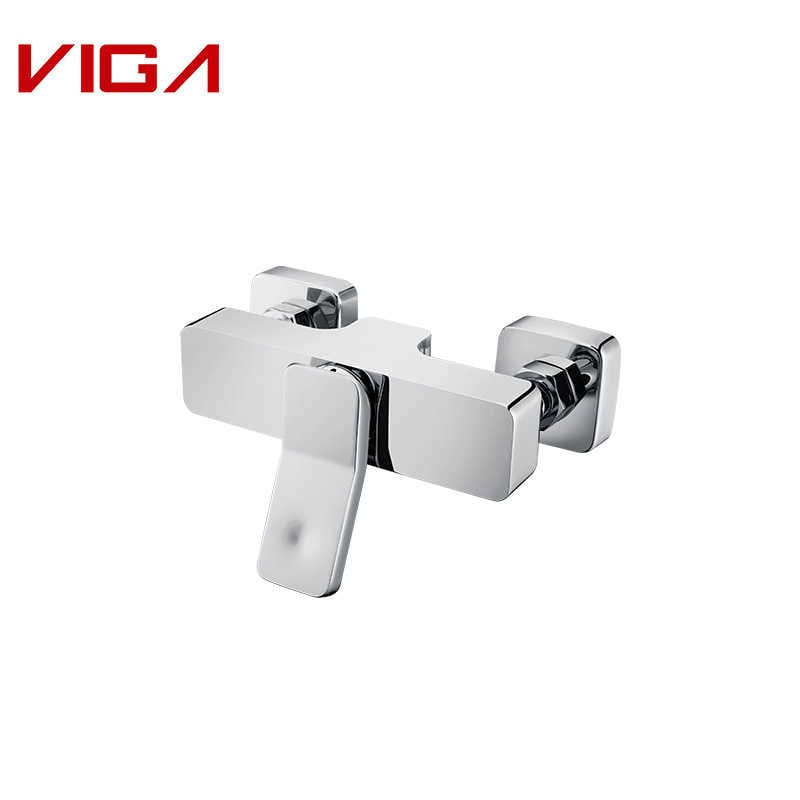 VIGA FAUCET Concealed Shower Mixer, Wall-mounted Shower Mixer, Brass, Chrome Plated