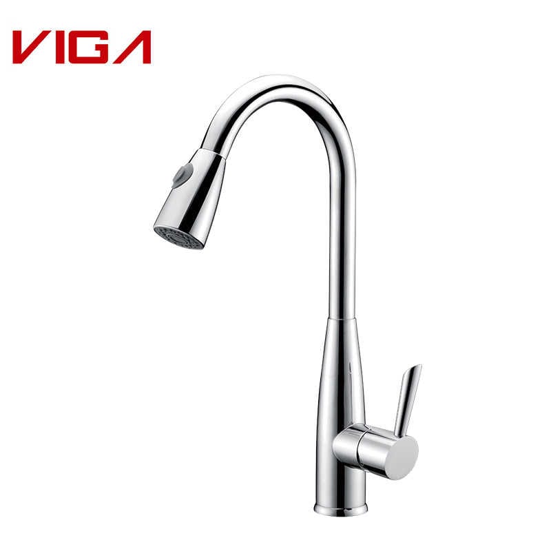 রান্নাঘর মিক্সার, Kitchen Water Tap, Pull-out Kitchen Sink Faucet, VIGA Faucet, Faucet Manufacturer