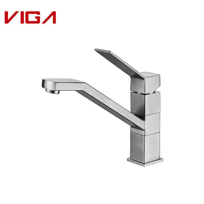 Swivel Spout Kitchen Faucet Square China Company Viga Faucet