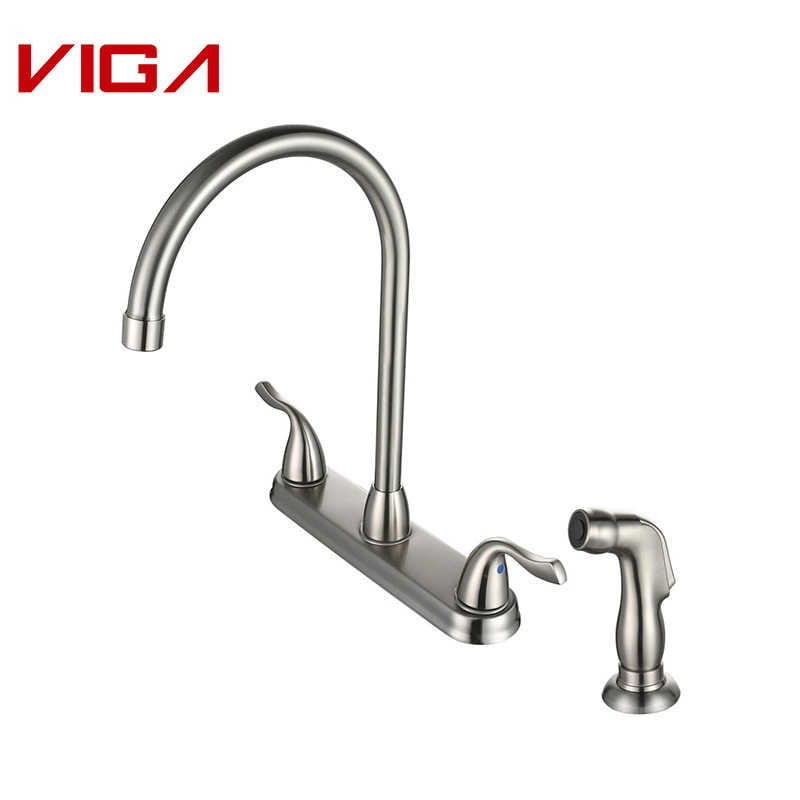 8′ Two Handle kitchen faucet, Kitchen Sink Faucet with 2 Handles