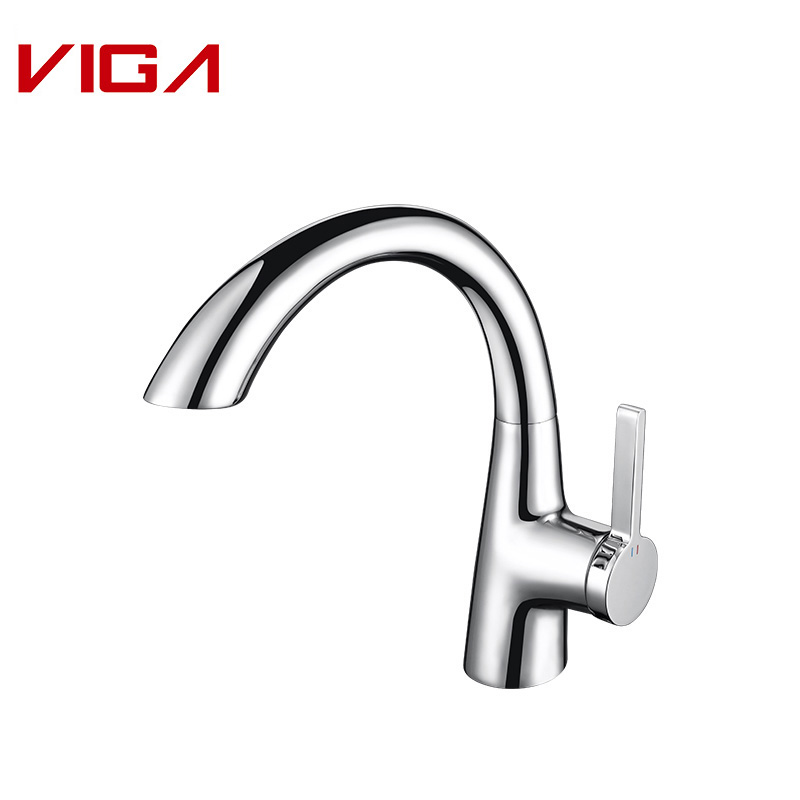 Solid brass basin faucet tap, flexible basin mixer, swivle spout faucet